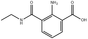 Benzoic acid, 2-amino-3-[(ethylamino)carbonyl]- (9CI) 结构式