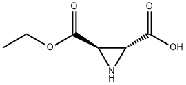 2,3-Aziridinedicarboxylicacid,monoethylester,(2R,3R)-(9CI) 结构式