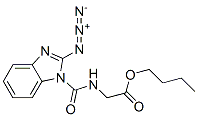 丁基N-[(2-叠氮基-1H-苯并咪唑-1-基)羰基]甘氨酸酯 结构式