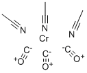 三(乙腈)三羰基铬 结构式
