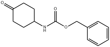 4-N-苄氧羰基氨基环己酮 结构式