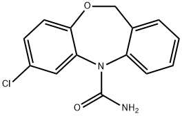 7-Chlorodibenz[b,e][1,4]oxazepine-5(11H)-carboxamide 结构式
