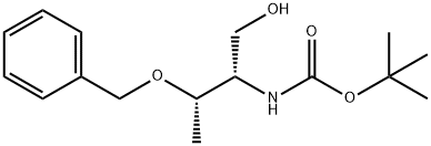 Boc-O-苄基-D-苏氨醇 结构式