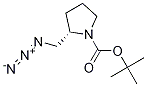 (S)-2-(叠氮甲基)-1-叔丁氧羰基-吡咯烷 结构式