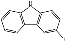 3-碘-9H-咔唑 结构式