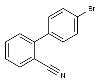 4'-溴联苯-2-氰基 结构式