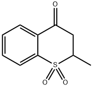 2-Methyl-2,3-dihydro-4H-1-benzothiopyran-4-one 1,1-dioxide 结构式