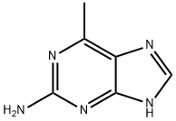 6-甲基-1H-嘌呤-2-胺 结构式