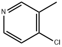 4-氯-3-甲基吡啶 结构式