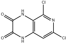 5,7-二氯吡啶并[3,4-B]吡嗪-2,3(1H,4H)-二酮 结构式