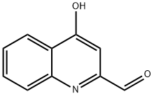 4-羟基喹啉-2-甲醛 结构式