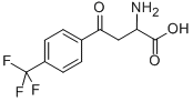 DL-2-AMINO-4-(4-TRIFLUOROMETHYLPHENYL)-4-OXOBUTANOIC ACID 结构式