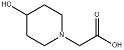 4-羟基-1-哌啶乙酸 结构式