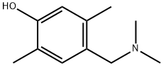 2,5-Dimethyl-4-dimethylaminomethylphenol 结构式