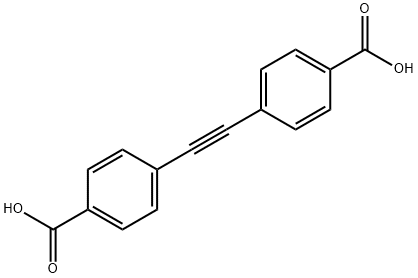 4,4'-(1,2-乙炔二基)二苯甲酸 结构式