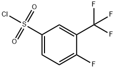 4-氟-3-三氟甲基苯磺酰氯 结构式