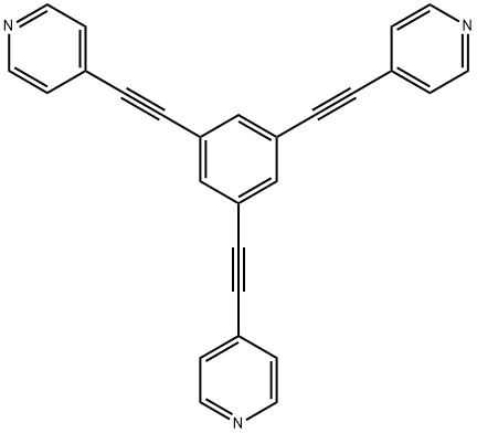 1,3,5-三(吡啶-4-乙炔基)苯 结构式