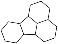 Hexadecahydrofluoranthene 结构式