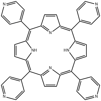 间-四(4-吡啶基)卟吩 结构式