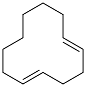 (1E,5E)-1,5-Cyclododecadiene 结构式