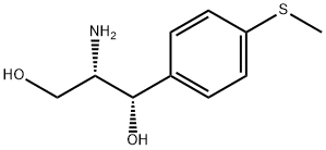 (1S,2S)-(+)-2-氨基-1-[4-(甲硫基)苯基-1,3-丙二醇 结构式