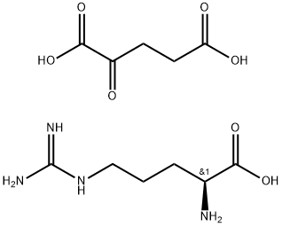 L-精氨酸-α-酮戊二酸盐 结构式