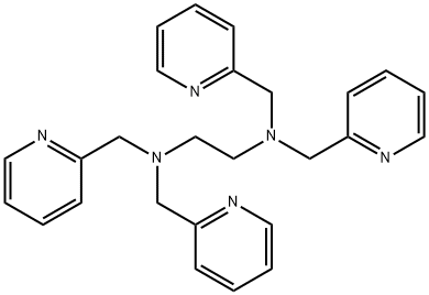 N,N,N',N'-四(2-吡啶甲基)乙二胺 结构式