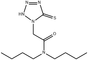 N-丁基-2-(2-丁基-5-磺酰基偏氧乙胺基-1-基)乙酰胺 结构式
