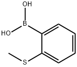 2-甲硫基苯硼酸 结构式