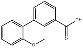 2-甲氧基二苯-3-羧酸 结构式