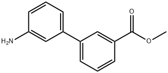 3'-氨基-[1,1'-联苯]-3-羧酸甲酯 结构式