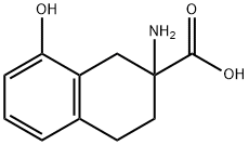 2-氨基-8-羟基-1,2,3,4-四氢-萘-2-羧酸 结构式