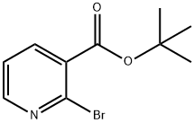 2-溴烟酸叔丁酯 结构式