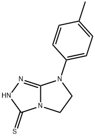 7-(4-Methylphenyl)-6,7-dihydro-5H-imidazo[2,1-c][1,2,4]triazole-3-thiol 结构式