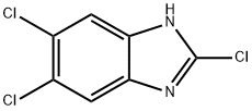 2,5,6-三氯苯并咪唑 结构式