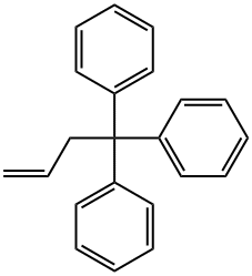 4,4,4-Triphenyl-1-butene 结构式