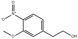 2-(3-甲氧基-4-硝基苯基)乙醇 结构式