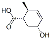 3-Cyclohexene-1-carboxylicacid,5-hydroxy-2-methyl-,(1alpha,2beta,5alpha)-(9CI) 结构式