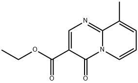 9-Methyl-4-oxo-4H-pyrido[1,2-a]pyrimidine-3-carboxylic acid ethyl ester 结构式