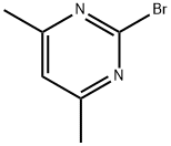 2-溴-4,6-二甲基嘧啶 结构式