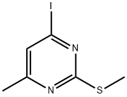 4-碘-6-甲基-2-甲基硫代-嘧啶 结构式