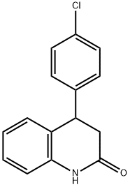 4-(4-CHLOROPHENYL)-3,4-DIHYDROQUINOLIN-2(1H)-ONE 结构式