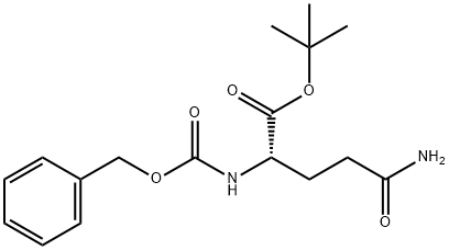 N-CBZ-L-谷氨酰胺-叔丁酯 结构式