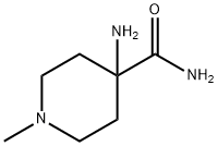 4-Piperidinecarboxamide,4-amino-1-methyl-(9CI) 结构式