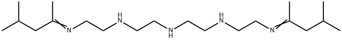 1,13-Bis(1,3-dimethylbutylidene)-1,4,7,10,13-pentaazatridecane 结构式