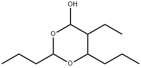 2,6-Dipropyl-5-ethyl-1,3-dioxane-4-ol 结构式
