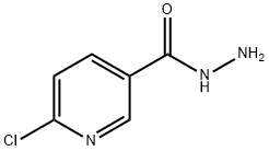 6-氯吡啶-3-甲酰肼 结构式