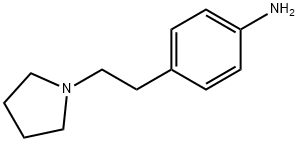 4-(2-吡咯烷-1-乙基)-苯胺 结构式
