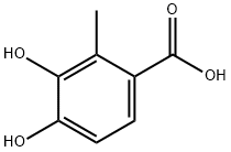 苯甲酸, 3,4-二羟基-2-甲基- 结构式