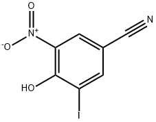 硝碘酚腈 结构式